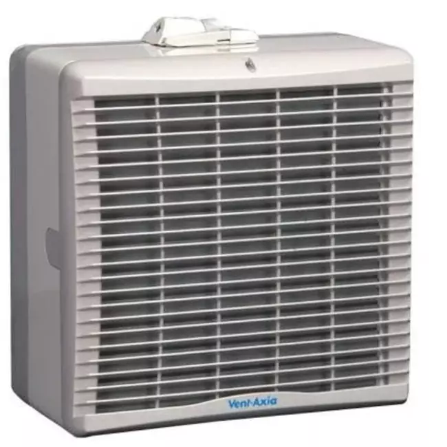 Vent-Axia vinduesventilator – 485m3/t – Ø 222 mm tilslutningsdiameter – TX7WW