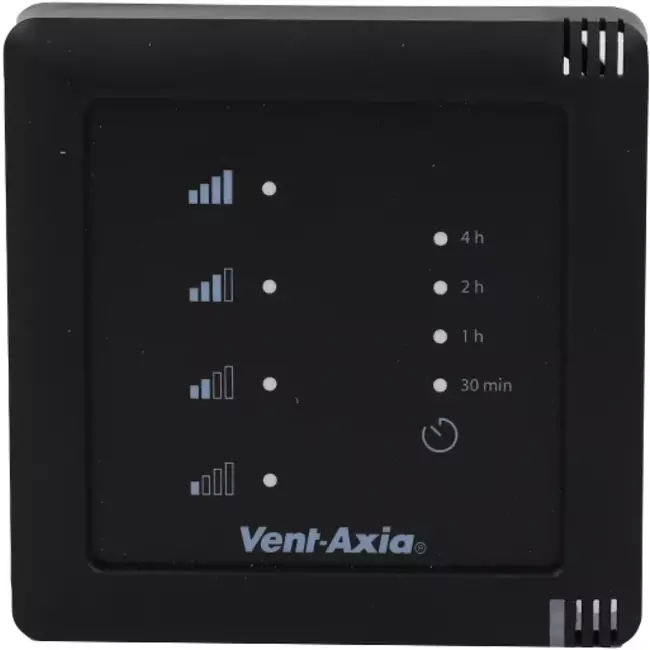 Vent-Axia Multihome RFT 4-positionsafbryder med batteri sort - SSU-BZ