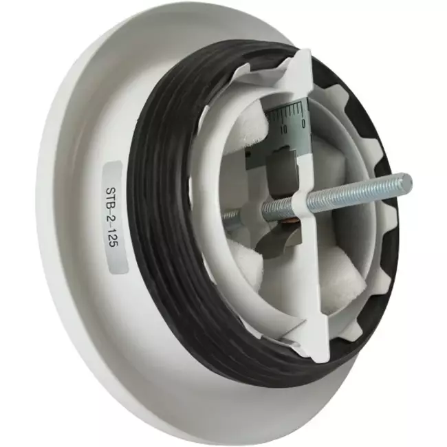 Zehnder-udsugningsventil metal 125mm hvid - STB 2-125