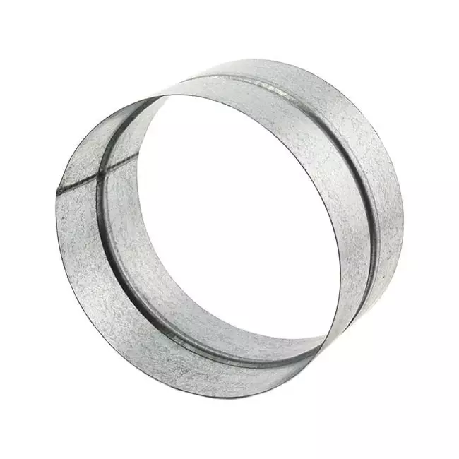 Samlestykke med muffe til spiralmuffe Ø100 mm