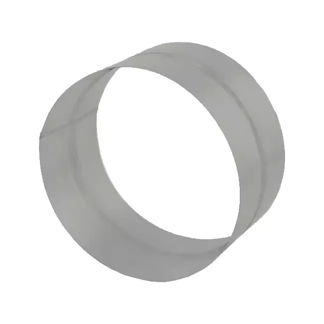 Spiro-tilslutningsmuffe til fittings 125 mm (sendz. zinkbelagt) RAL7035