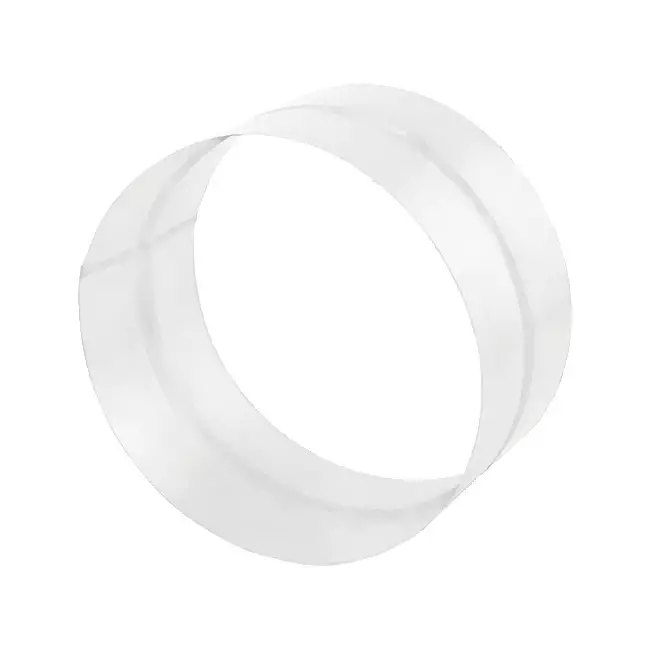Spiro-tilslutningsmuffe til fittings 100 mm (sendz. zinkbelagt) RAL9010