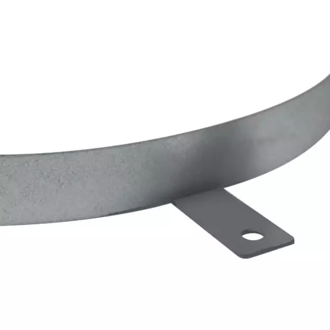 Sendzimir-galvaniseret gulvbeslag Ø 250 mm (245-265)