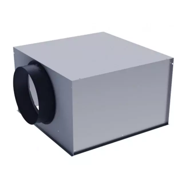Uisoleret plenum til firkantede hvirveldiffusorer 394x394 mm (WP100S)
