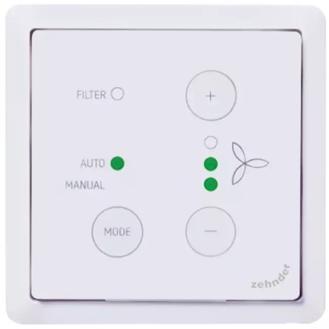 Zehnder ComfoSwitch C67 indbygget (ComfoAir Q)