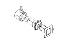 Duco-kontrolafbryder RF/BAT sort