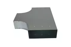 T-stykke 90 grader 300x80 mm - 170x80 mm til kanalføring