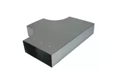 T-stykke 90 grader 300x80 mm - 170x80 mm til kanalføring
