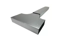 T-stykke 90 grader 300x80 mm - 170x80 mm til kanalføring