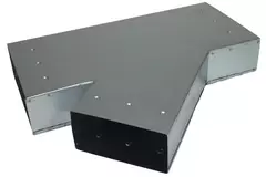 T-stykke 45 grader 220x80 mm - 170x80 mm til kanalføring