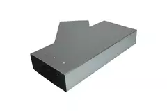 T-stykke 45 grader 220x80 mm - 170x80 mm til kanalføring