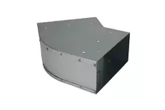 Bøj 45 grader 170x80 mm vandret til kanalføring