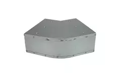 Bøj 45 grader 170x80 mm vandret til kanalføring