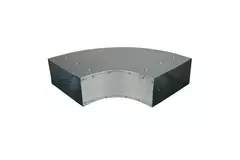 Bøj 90 grader 170x80 mm vandret til kanalføring