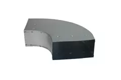 Bøj 90 grader 170x80 mm vandret til kanalføring