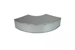 Bøj 90 grader 170x80 mm vandret til kanalføring