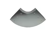 Bøj 90 grader 170x80 mm vandret til kanalføring