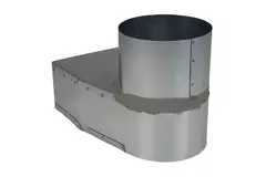 Lepe-hjørnestykke 170x80 mm til diameter 125 mm
