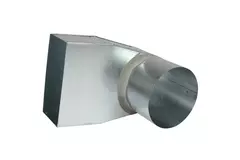 Lepe-hjørnestykke 170x80 mm til diameter 125 mm