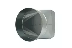 Adapter 170x80 mm til diameter 150 mm til kanalføring