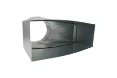 Adapter 170x80 mm til diameter 150 mm til kanalføring