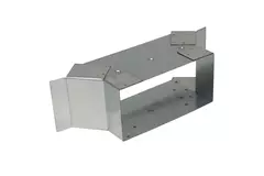 Sidetilslutning 170x80 mm til rektangulære kanaler