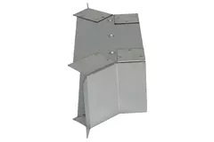 Sidetilslutning 170x80 mm til rektangulære kanaler