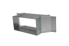 Sidetilslutning 170x80 mm til rektangulære kanaler