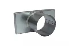 Låg 170x80 mm med tilslutning diameter 80 mm til indløbskanal