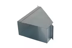 Sideforbindelse 170 mmx80 mm 45 grader til rektangulær indsugningskanal