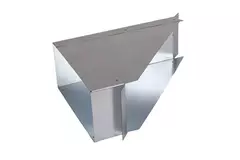 Sideforbindelse 170 mmx80 mm 45 grader til rektangulær indsugningskanal