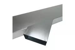 Sideforbindelse 170 mmx80 mm 45 grader til rektangulær indsugningskanal