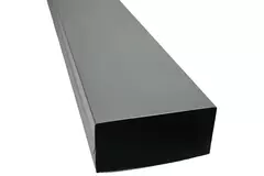 Galvaniseret indstøbt kanal 170x80 mm efter længde 1500 mm