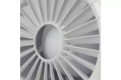 Rund badeværelsesventilator – fugtsensor og timer – Ø 100 mm – aRid 100 BB HS