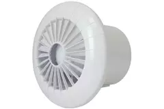 Rund badeværelsesventilator – fugtsensor og timer – Ø 100 mm – aRid 100 BB HS