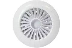 Rund badeværelsesventilator – fugtsensor og timer – Ø 100 mm – aRid 100 BB HS