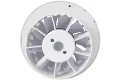 Rund badeværelsesventilator i hvid – Ø 120 mm – aRid 120 BB