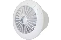 Rund badeværelsesventilator i hvid – Ø 120 mm – aRid 120 BB