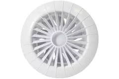 Rund badeværelsesventilator i hvid – Ø 120 mm – aRid 120 BB