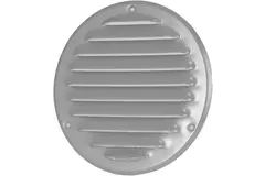 Ventilationsrist i metal rund Ø160 mm grå - MR160P