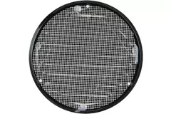 Ventilationsrist i metal rund Ø125 mm sort - MR125M