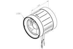 Ruck® kanalventilator Etamaster med EC-motor - 220 m³/t -Ø 125 mm + PWM-styring