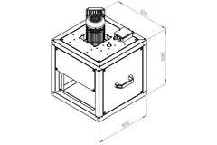 Boksventilatormotor til offline flow - MPC 280 EC TI 30