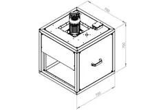 Boksventilatormotor til offline flow - MPC 400 EC TI 30