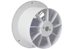 Rund badeværelsesventilator i hvid med timer – Ø 150 mm – aRid 150 BB TS