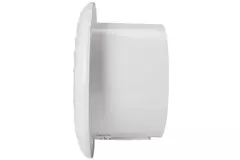 Rund badeværelsesventilator i hvid med timer – Ø 150 mm – aRid 150 BB TS