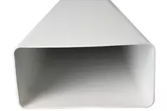 Rektangulært ventilationsrør i plast, 110 x 55 m L=1 meter – K-1