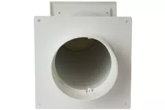Ventilationssæt gennem væg SPK3 Ø 100 mm med kontraventil