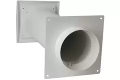 Ventilationssæt gennem væg SPK3 Ø 100 mm med kontraventil