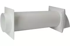 Ventilationssæt gennem væg SPK3 Ø 100 mm med kontraventil